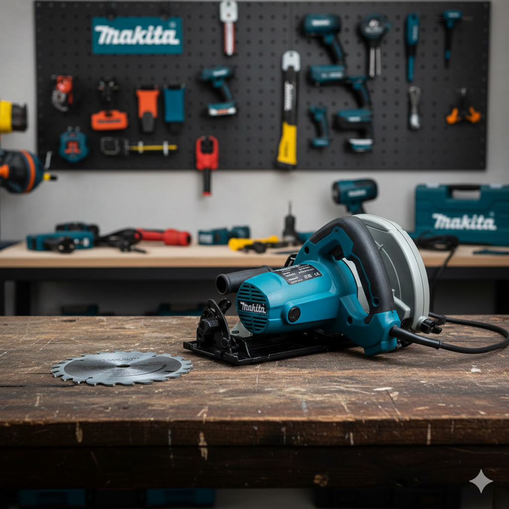 Ръчен циркуляр Makita 4100NH3Z – Сила и прецизност при рязане на твърди материали
